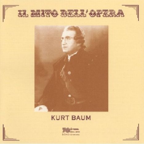 Kurt Baum singt Arien, CD