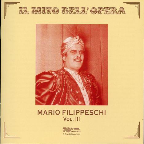 Mario Filippeschi Vol.3, CD