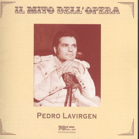 Pedro Lavirgen - Il Mito Dell'Opera, CD