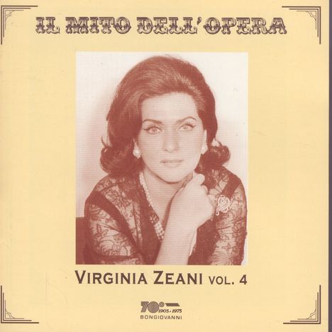 Virginia Zeani  - Il Mito Dell'Opera Vol.4, CD