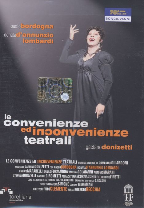 Gaetano Donizetti (1797-1848): Le Convenienze ed Inconvenienze Teatrali, DVD