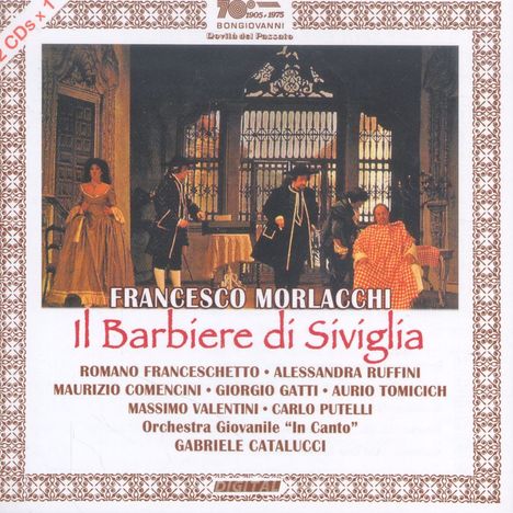 Francesco Morlacchi (1784-1841): Il Barbiere di Siviglia, 2 CDs