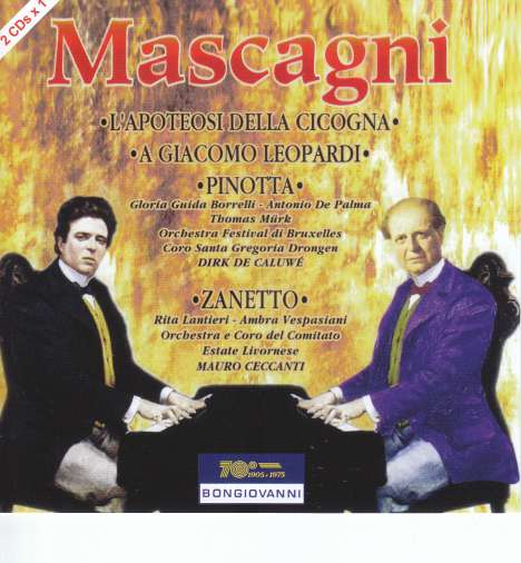 Pietro Mascagni (1863-1945): Pinotta, 2 CDs