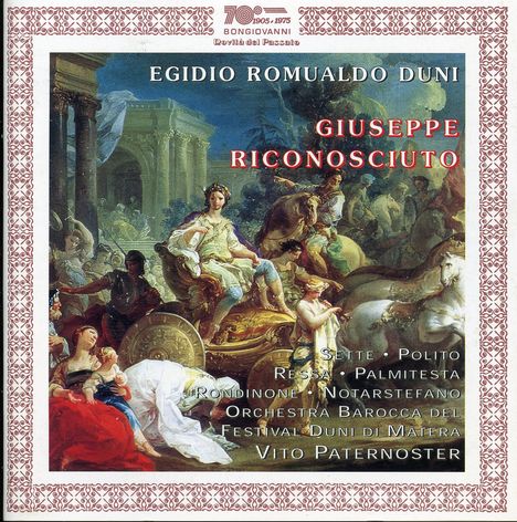 Egidio Romualdo Duni (1709-1775): Giuseppe Riconosciuto, 2 CDs