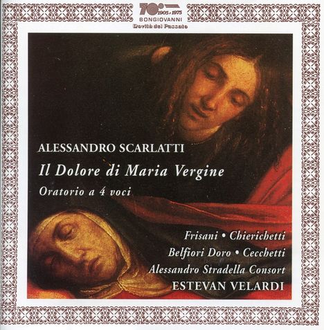 Alessandro Scarlatti (1660-1725): Il Dolore di Maria Vergine (Oratorium), 2 CDs