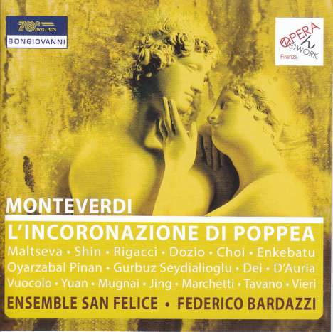 Claudio Monteverdi (1567-1643): L'incoronazione di Poppea, 2 CDs