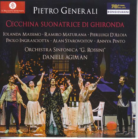 Pietro Generali (1773-1832): Cecchina Suonatrice Die Ghironda, 2 CDs