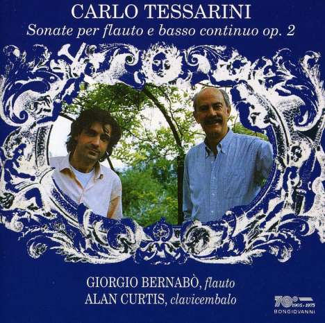 Carlo Tessarini (1690-1766): Sonaten für Flöte &amp; Bc op.2 Nr.1,6-9,12, CD