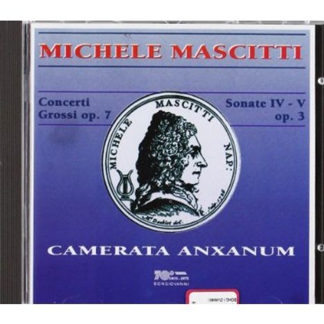 Michele Mascitti (1664-1760): Concerti grossi op.7 Nr.1-4, CD