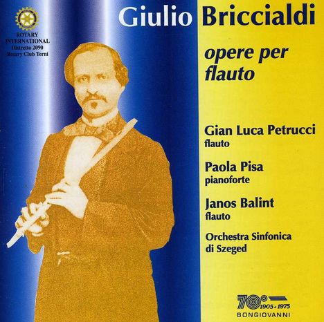Giulio Briccialdi (1818-1881): Konzert A-Dur op.130 für 2 Flöten &amp; Orchester, CD