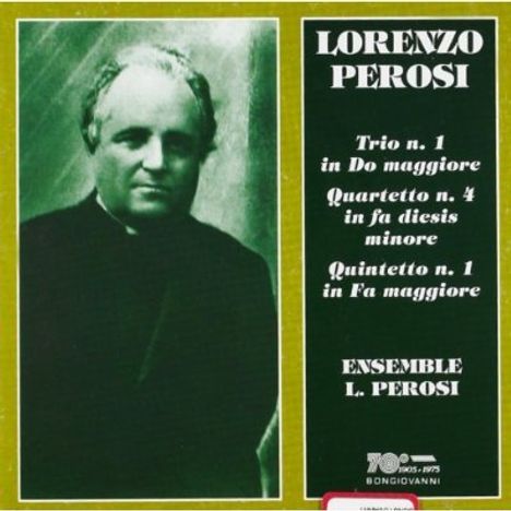 Lorenzo Perosi (1872-1956): Streichquartett Nr.4, CD