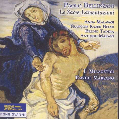 Paolo Benedetto Bellinzani (1690-1757): Le Sacre Lamentazioni, CD