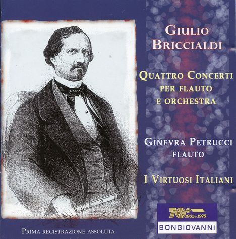 Giulio Briccialdi (1818-1881): Flötenkonzerte Nr.1-4, CD