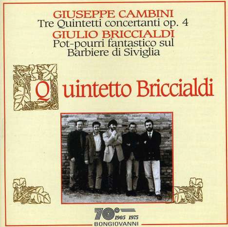 Giuseppe Maria Cambini (1746-1825): Bläserquintette op.4 Nr.1-3, CD