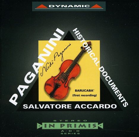 Niccolo Paganini (1782-1840): 60 "Barucaba"-Variationen für Violine solo, CD