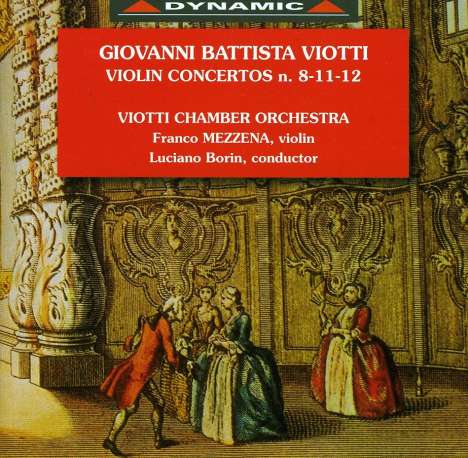 Giovanni Battista Viotti (1755-1824): Violinkonzerte Nr.8,11,12, CD