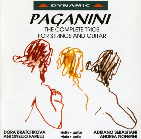 Niccolo Paganini (1782-1840): Gitarrentrios, CD