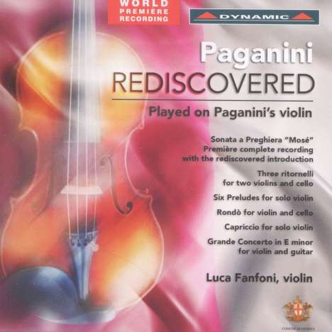 Niccolo Paganini (1782-1840): Grande Concerto e-moll für Violine &amp; Gitarre, CD