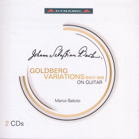 Johann Sebastian Bach (1685-1750): Goldberg-Variationen BWV 988 für Gitarre, 2 CDs