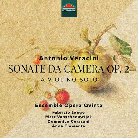 Antonio Veracini (1669-1733): Sonate da Camera a Violino solo op.2 Nr.1-10, CD