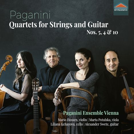 Niccolo Paganini (1782-1840): Gitarrenquartette Nr.4,5,10, CD