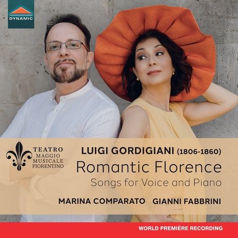 Luigi Gordigiani (1806-1860): Lieder "Romantic Florence", CD