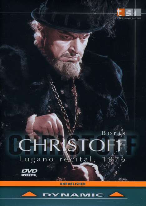 Boris Christoff - Lugano Recital 1976, DVD