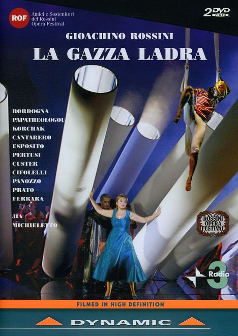 Gioacchino Rossini (1792-1868): La Gazza Ladra (Die diebische Elster), 2 DVDs