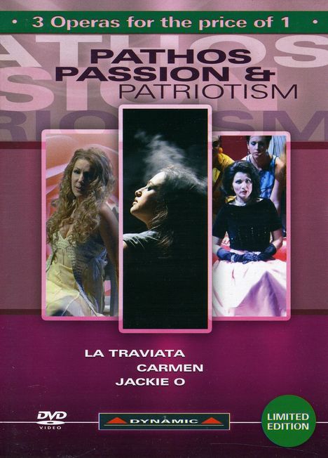 Pathos, Passion &amp; Patriotism (3 Operngesamtaufnahmen), 5 DVDs