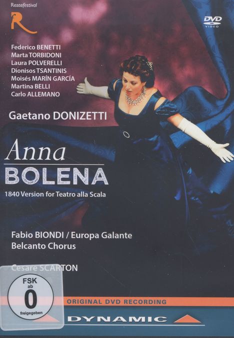 Gaetano Donizetti (1797-1848): Anna Bolena, 2 DVDs