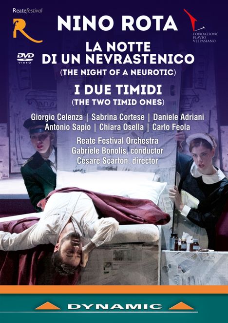 Nino Rota (1911-1979): La Notte di un Nevrastenico (The Night of a Neurotic), DVD