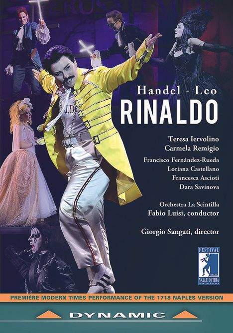 Georg Friedrich Händel (1685-1759): Rinaldo (Opernpasticcio in der Version von Leonardo Leo / Neapel,1718), 2 DVDs