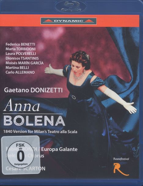 Gaetano Donizetti (1797-1848): Anna Bolena, 1 Blu-ray Disc und 1 DVD