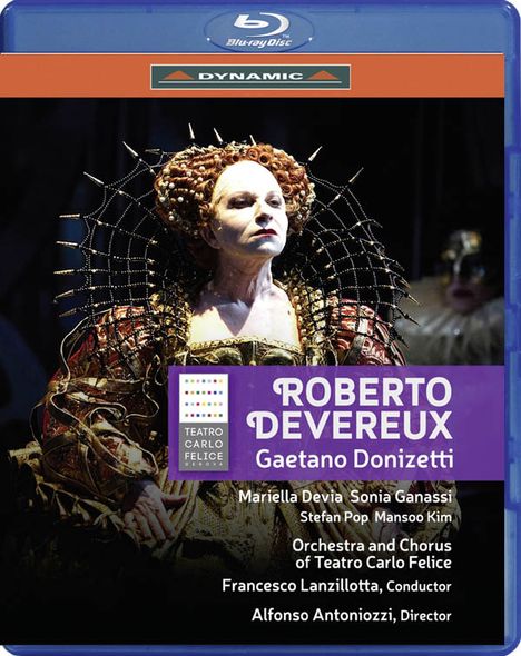 Gaetano Donizetti (1797-1848): Roberto Devereux, Blu-ray Disc