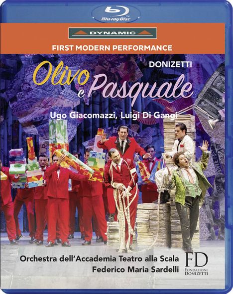 Gaetano Donizetti (1797-1848): Olivo e Pasquale, Blu-ray Disc