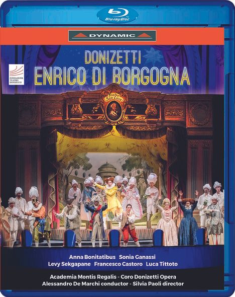 Gaetano Donizetti (1797-1848): Enrico di Borgogna, Blu-ray Disc