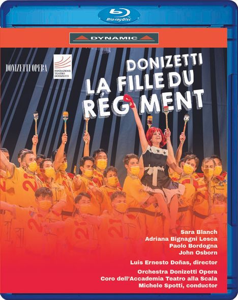 Gaetano Donizetti (1797-1848): La Fille du Regiment, Blu-ray Disc