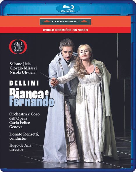 Vincenzo Bellini (1801-1835): Bianca &amp; Fernando, Blu-ray Disc