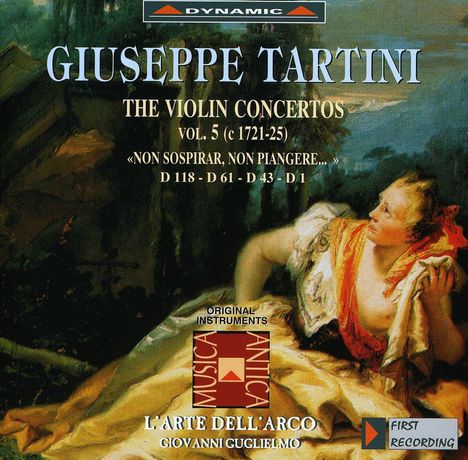 Giuseppe Tartini (1692-1770): Violinkonzerte Vol.5, CD