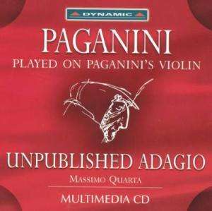 Niccolo Paganini (1782-1840): Adagio für Violine &amp; Orchester, CD