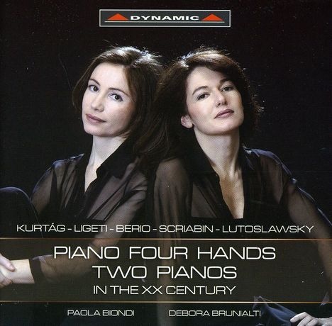 Paola Biondi & Debora Brunialti - Klavier 4-händig & 2 Klaviere, CD