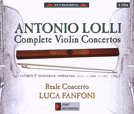 Antonio Lolli (1725-1802): Violinkonzerte Nr.1-9, 3 CDs