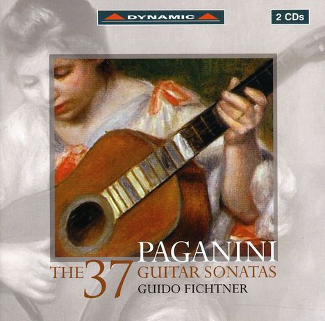 Niccolo Paganini (1782-1840): Sonaten für Gitarre Nr.1-37, 2 CDs