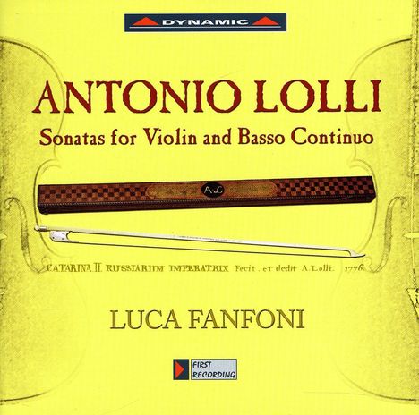 Antonio Lolli (1725-1802): Sonaten für Violine, CD