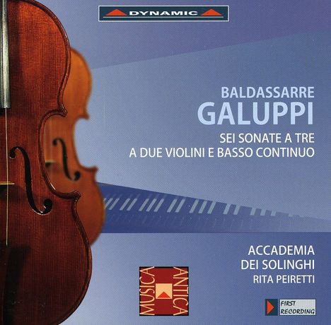 Baldassare Galuppi (1706-1785): Sonaten für 2 Violinen &amp; Bc Nr.1-6, CD