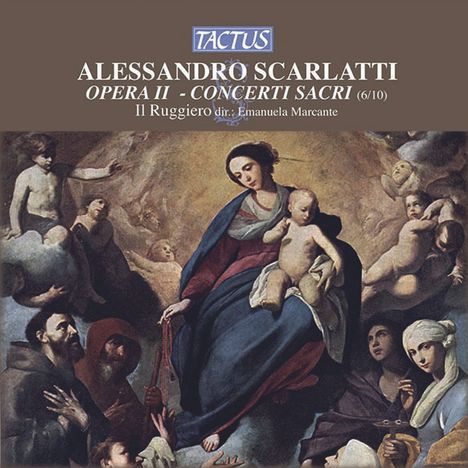 Alessandro Scarlatti (1660-1725): Concerti Sacri Vol.2, CD