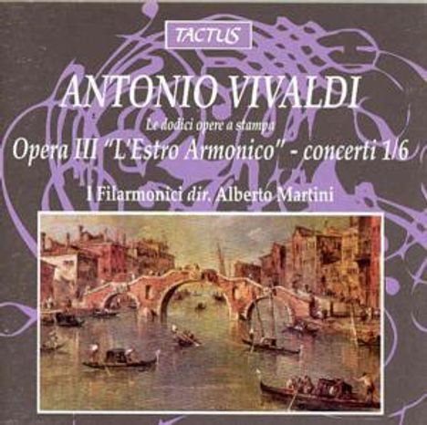 Antonio Vivaldi (1678-1741): Concerti op.3 Nr.1-6 "L'estro Armonico", CD
