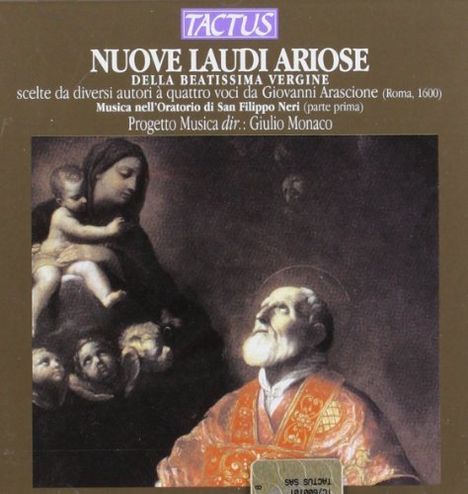 Giovanni Arascione (1546-1600): Nuove Laudi Ariose della Beatissima Vergine Vol.1, CD