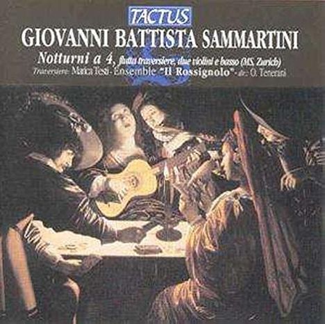 Giovanni Battista Sammartini (1701-1775): Notturni Nr.1-7 für Flöte,2 Violinen &amp; Bc, CD