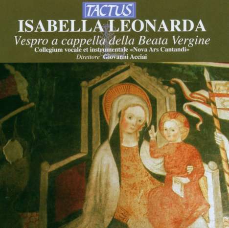 Isabella Leonarda (1620-1704): Vespro a cappella della Beata Vergine, CD